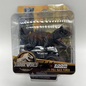 Jurassic World Zoom Riders Carnotaurus Pull Back Power Toy Monster Truck 519 NEW